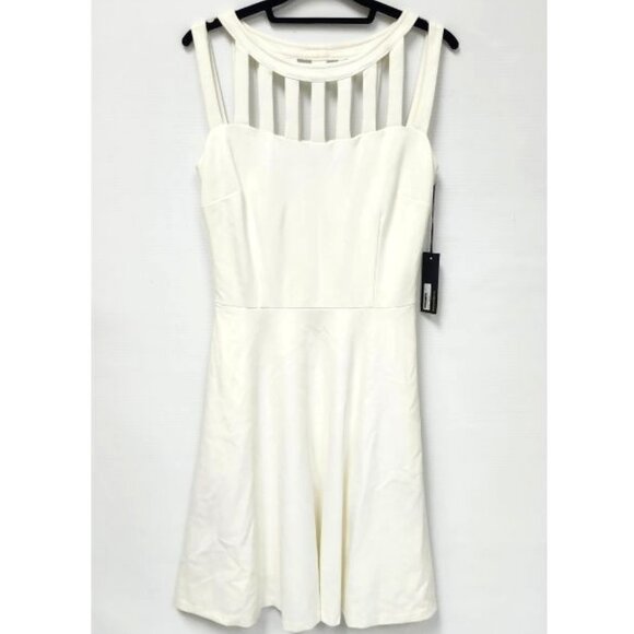 Periphery Women's Off-White Sleeveless Dress W/Strappy Neckline Size S - Picture 1 of 6